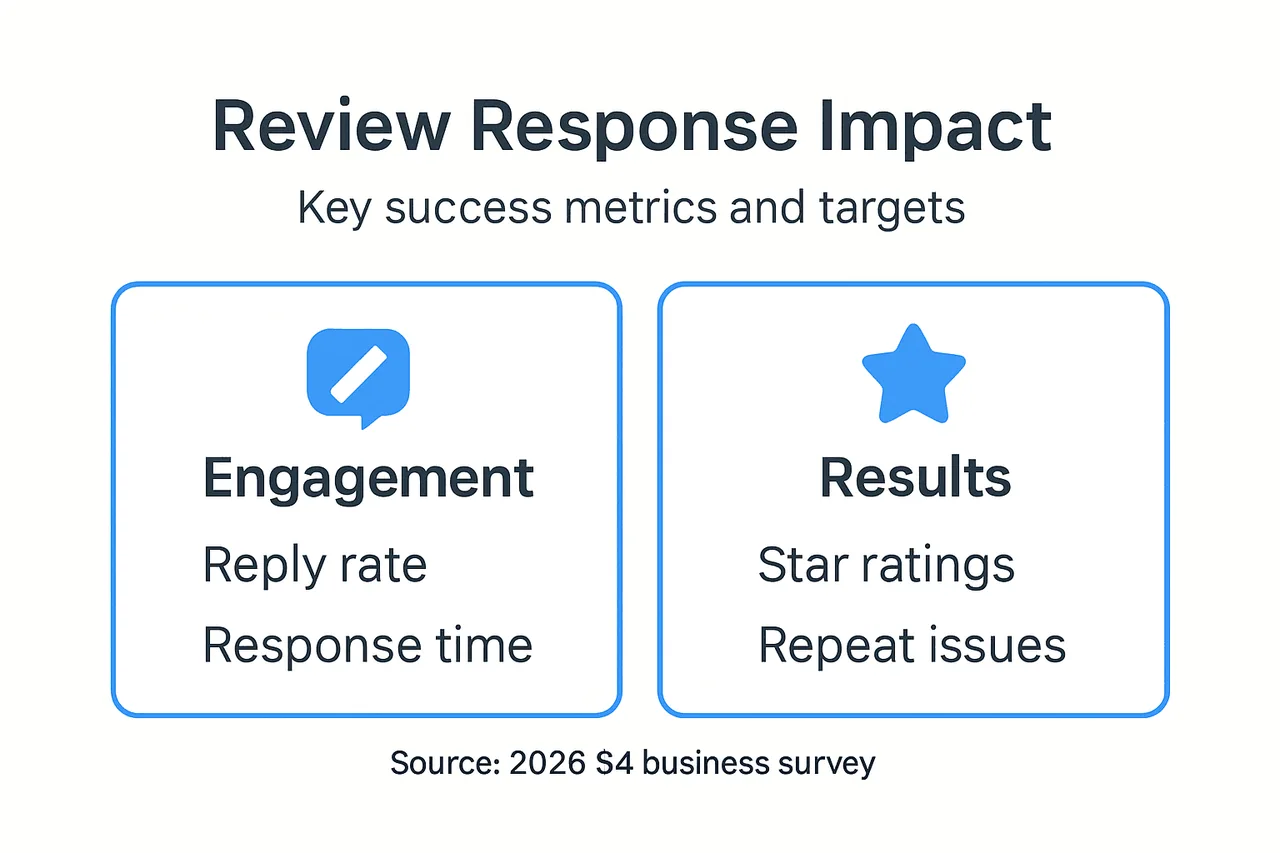 Infographic: review response impact metrics