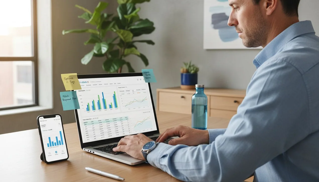 Professional optimizing website for SEO