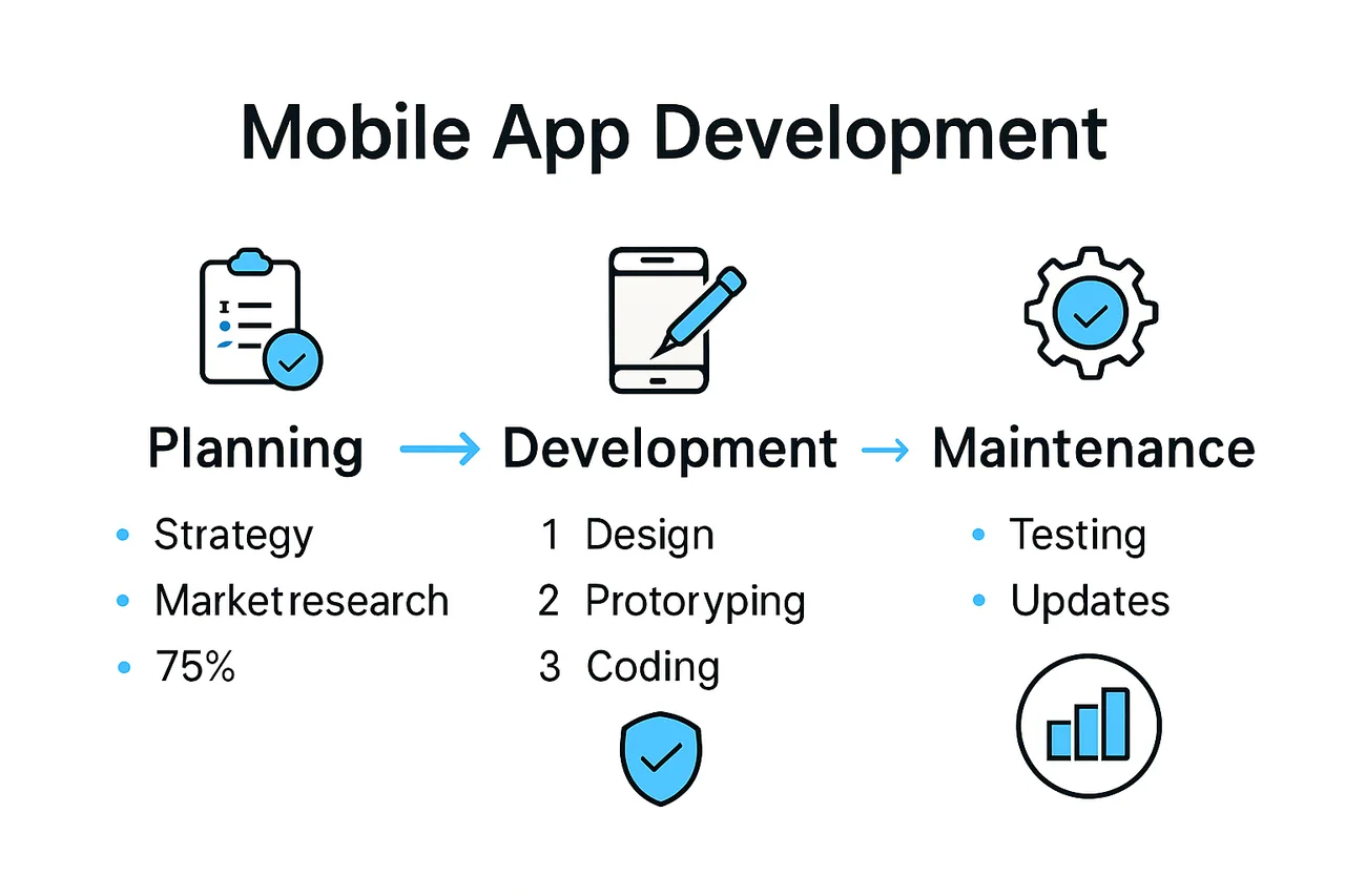 Mobile app development lifecycle for businesses