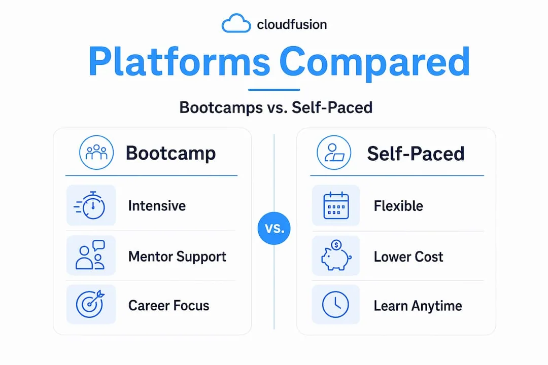 Infographic comparing online web development platforms