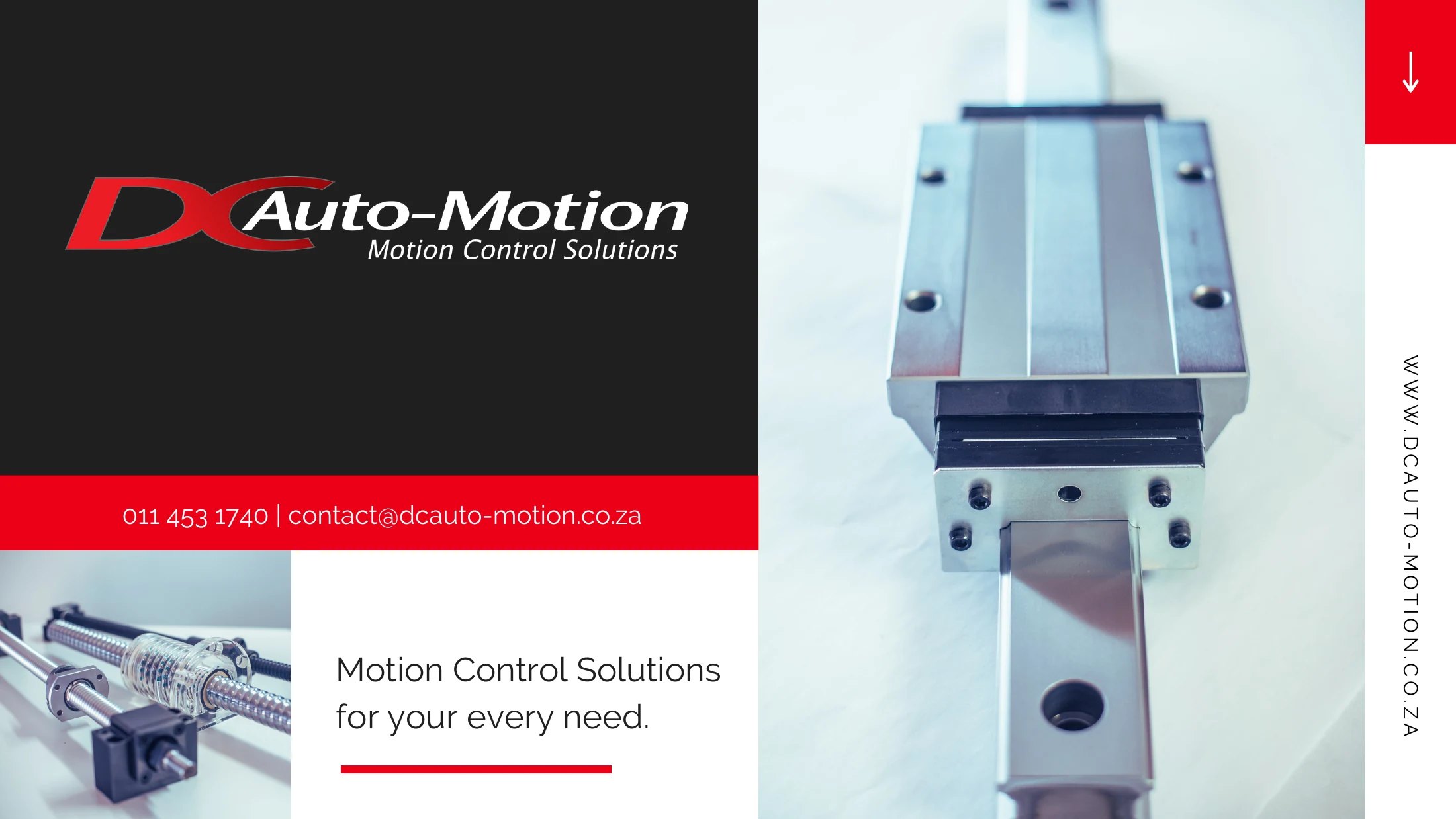 Original DC Auto-Motion corporate brochure cover from the 2022 company profile